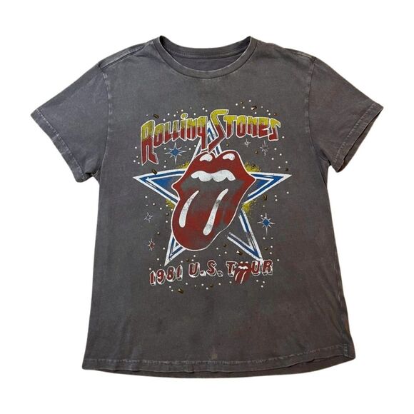NWOT AEROPOSTALE Rolling Stones embellished graphic tshirt - Picture 1 of 6